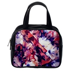 Flowers Bouquets Vintage Pop Art Classic Handbag (One Side)