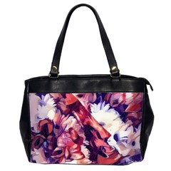 Flowers Bouquets Vintage Pop Art Oversize Office Handbag (2 Sides)