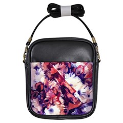 Flowers Bouquets Vintage Pop Art Girls Sling Bag by Pakrebo