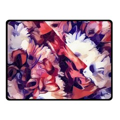 Flowers Bouquets Vintage Pop Art Fleece Blanket (Small)