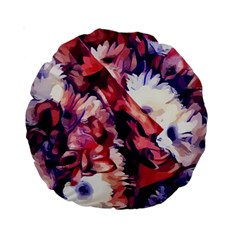 Flowers Bouquets Vintage Pop Art Standard 15  Premium Round Cushions