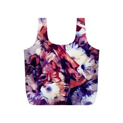 Flowers Bouquets Vintage Pop Art Full Print Recycle Bag (S)