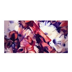 Flowers Bouquets Vintage Pop Art Satin Wrap by Pakrebo