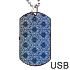 Pattern Patterns Seamless Design Dog Tag Usb Flash (two Sides) by Pakrebo