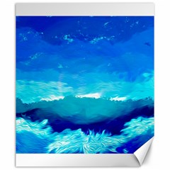 Blue Sky Artwork Drawing Painting Canvas 20  X 24  by Pakrebo