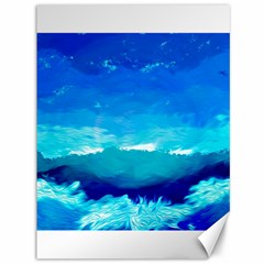 Blue Sky Artwork Drawing Painting Canvas 36  X 48  by Pakrebo