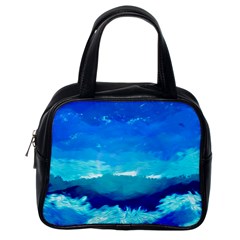 Blue Sky Artwork Drawing Painting Classic Handbag (one Side) by Pakrebo