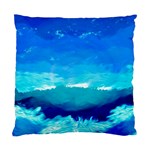 Blue Sky Artwork Drawing Painting Standard Cushion Case (Two Sides) Back