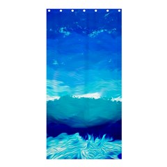 Blue Sky Artwork Drawing Painting Shower Curtain 36  X 72  (stall) 