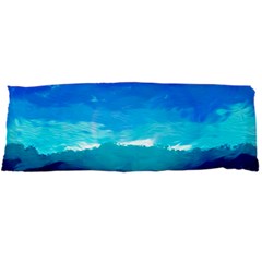 Blue Sky Artwork Drawing Painting Body Pillow Case Dakimakura (two Sides) by Pakrebo