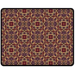 Pattern Decoration Art Ornate Double Sided Fleece Blanket (medium)  by Pakrebo