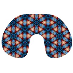 Pattern Tile Background Seamless Travel Neck Pillows by Pakrebo