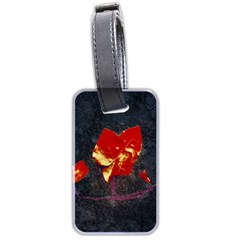 Grunge Floral Collage Design Luggage Tags (two Sides) by dflcprintsclothing