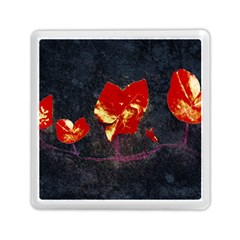 Grunge Floral Collage Design Memory Card Reader (square)