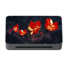 Grunge Floral Collage Design Memory Card Reader With Cf by dflcprintsclothing