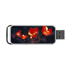 Grunge Floral Collage Design Portable Usb Flash (one Side) by dflcprintsclothing