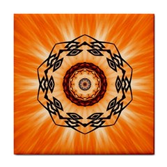 Abstract Kaleidoscope Colorful Tile Coasters by Pakrebo