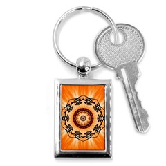 Abstract Kaleidoscope Colorful Key Chains (rectangle)  by Pakrebo