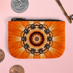 Abstract Kaleidoscope Colorful Mini Coin Purse by Pakrebo