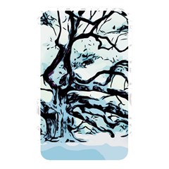 Tree Winter Blue Snow Cold Scene Memory Card Reader (rectangular) by Pakrebo