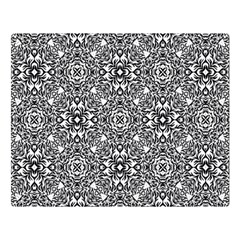 Black White Geometric Background Double Sided Flano Blanket (large)  by Pakrebo