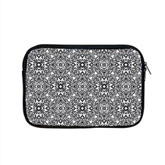 Black White Geometric Background Apple Macbook Pro 15  Zipper Case by Pakrebo