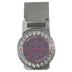 Tile Repeating Colors Texture Money Clips (CZ) 