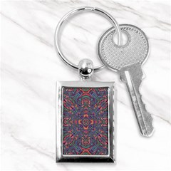 Tile Repeating Colors Texture Key Chains (rectangle)  by Pakrebo