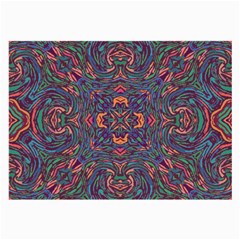 Tile Repeating Colors Texture Large Glasses Cloth (2-Side)