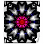 Kaleidoscope Round Metal Canvas 20  x 24  19.57 x23.15  Canvas - 1