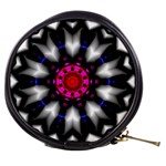 Kaleidoscope Round Metal Mini Makeup Bag Front