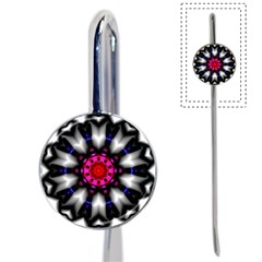 Kaleidoscope Round Metal Book Mark