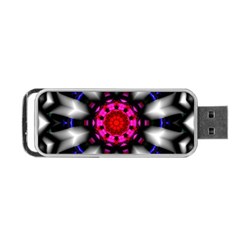 Kaleidoscope Round Metal Portable USB Flash (One Side)