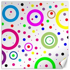 Round Abstract Design Canvas 12  X 12  by Pakrebo