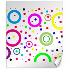 Round Abstract Design Canvas 20  X 24  by Pakrebo