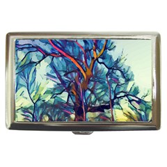 Tree Colorful Nature Landscape Cigarette Money Case by Pakrebo