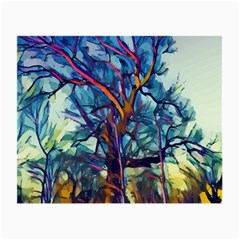 Tree Colorful Nature Landscape Small Glasses Cloth by Pakrebo