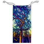 Tree Colorful Nature Landscape Jewelry Bag Back