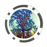 Tree Colorful Nature Landscape Poker Chip Card Guard (10 pack) Back