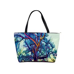 Tree Colorful Nature Landscape Classic Shoulder Handbag by Pakrebo