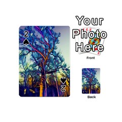 Tree Colorful Nature Landscape Playing Cards 54 (mini)