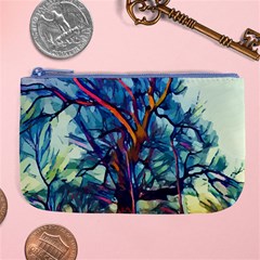 Tree Colorful Nature Landscape Large Coin Purse by Pakrebo