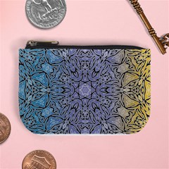 Tile Design Art Mosaic Pattern Mini Coin Purse by Pakrebo