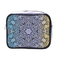 Tile Design Art Mosaic Pattern Mini Toiletries Bag (one Side) by Pakrebo