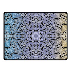 Tile Design Art Mosaic Pattern Fleece Blanket (small) by Pakrebo