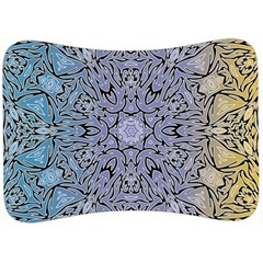 Tile Design Art Mosaic Pattern Velour Seat Head Rest Cushion