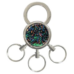 Tree Forest Abstract Forrest 3-ring Key Chains by Pakrebo