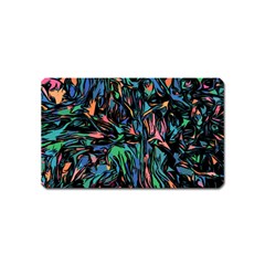 Tree Forest Abstract Forrest Magnet (name Card) by Pakrebo