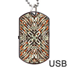 Arabic Backdrop Background Cloth Dog Tag Usb Flash (two Sides) by Pakrebo