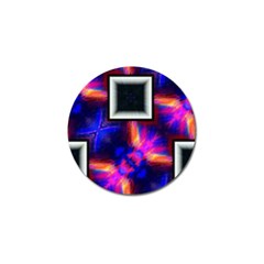 Box Abstract Frame Square Golf Ball Marker by Pakrebo